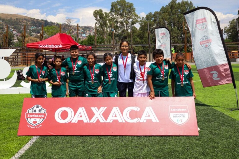 Niñez oaxaqueña sueña en grande: rumbo al nacional del fútbol Scotiabank 2025
