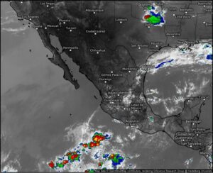 Conagua alerta por zona de baja presión en el Pacífico