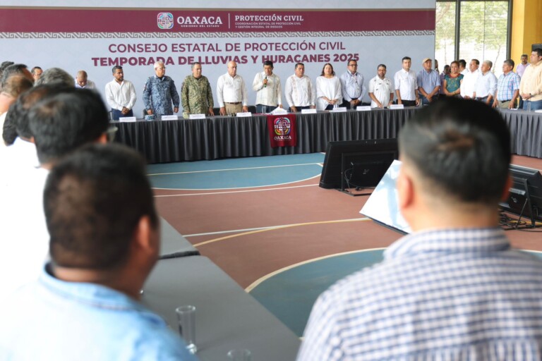 Instalan Consejo de Protección Civil y Gestión de Riesgos en el Istmo de Tehuantepec