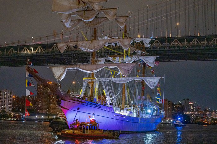 Regresan cadetes del Buque 'Cuauhtémoc' al Puerto de Veracruz