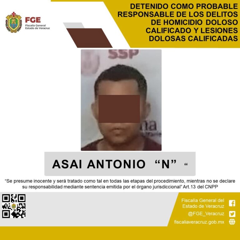 Detienen a segundo presunto responsable por ataque a candidata de Texistepec