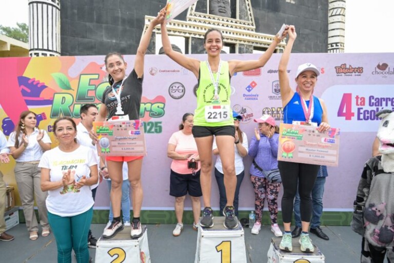 Eco Runners 2025 rompe récord con 9.5 toneladas de PET recolectadas en Coatzacoalcos