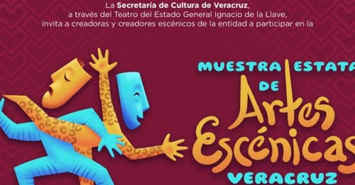 Convocan a participar en la Muestra Estatal de Artes Escénicas Veracruz 2025