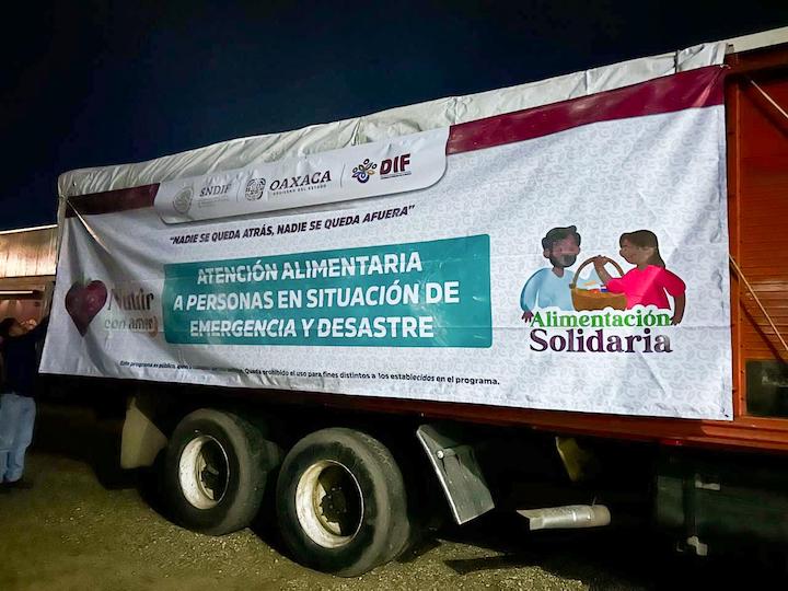 DIF Oaxaca envía ayuda humanitaria a la Región Costa
