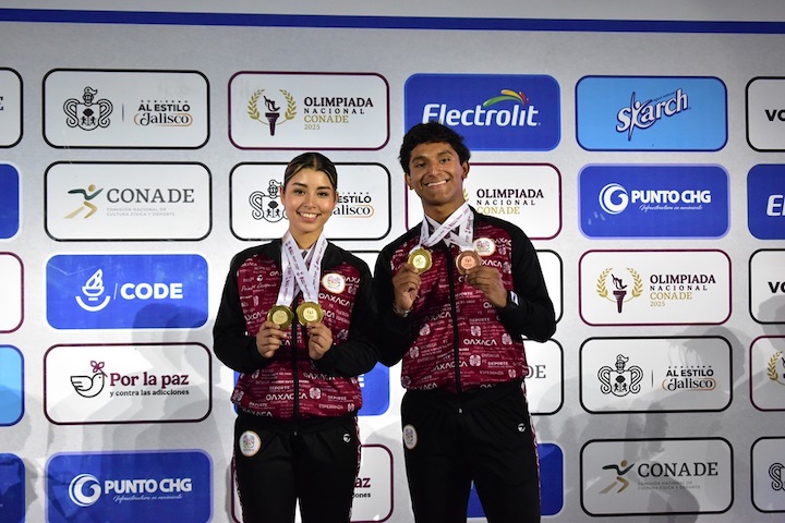 Oaxaca rompe récord de oros en la Olimpiada Nacional 2025