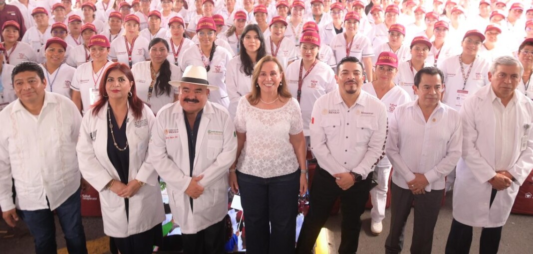 Rocío Nahle lanza en Veracruz programa nacional de brigadas médicas casa por casa