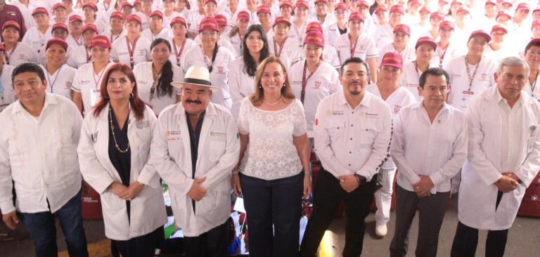 Rocío Nahle lanza en Veracruz programa nacional de brigadas médicas casa por casa
