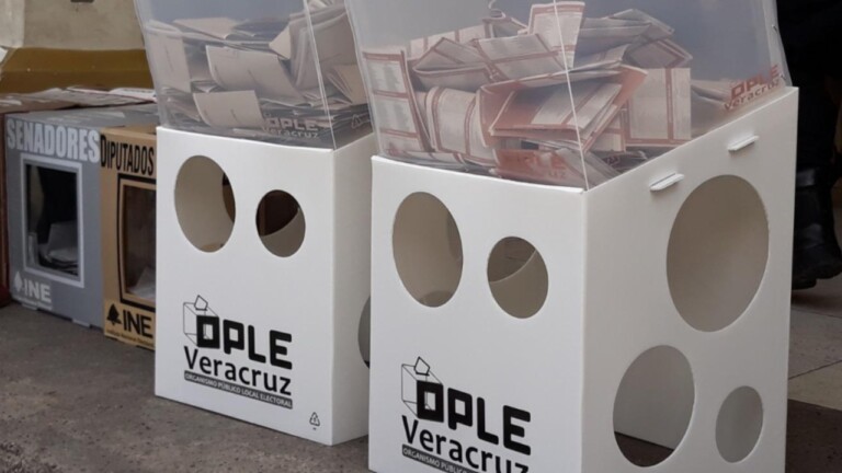 Así los resultados preliminares de las votaciones en Veracruz