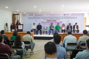 Gobierno de Oaxaca ofrece una disculpa pública a docente por violaciones a sus derechos humanos