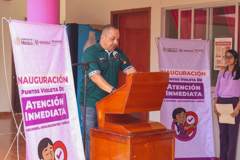 Matías Romero inaugura Punto Violeta para proteger a mujeres ante la violencia