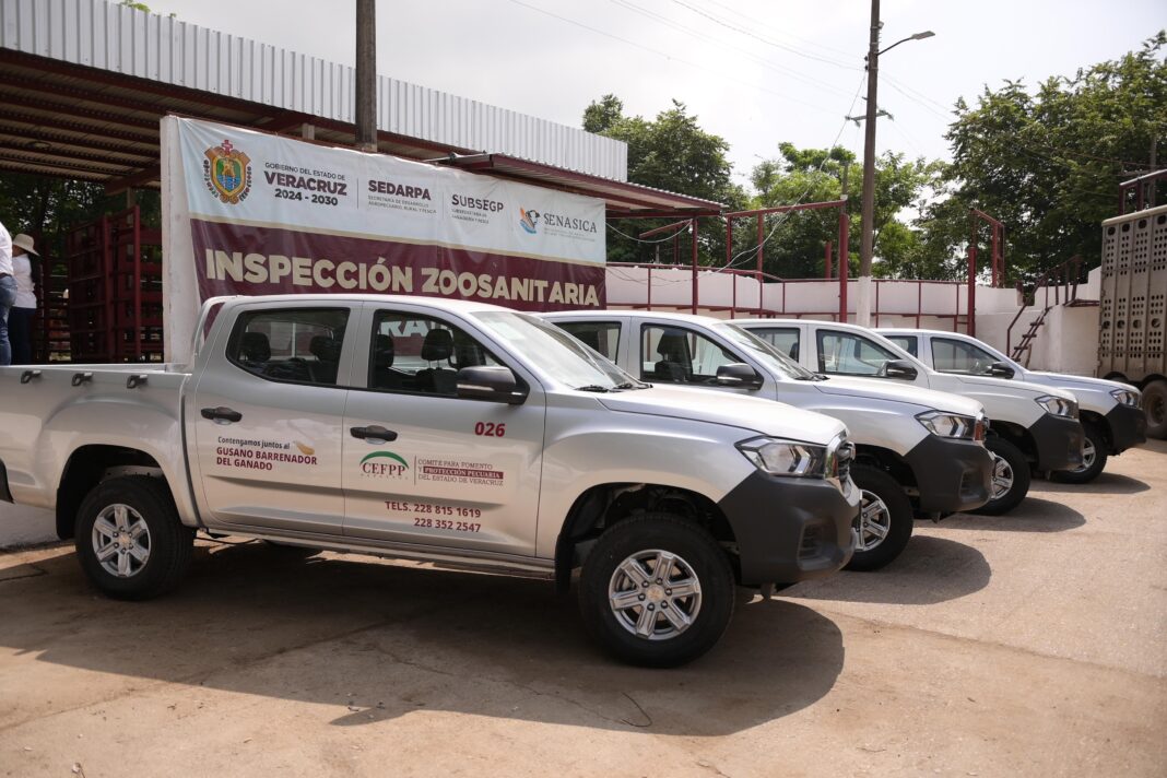 Ponen en marcha siete ‘Camionetitas de sanidad animal‘ en Veracruz