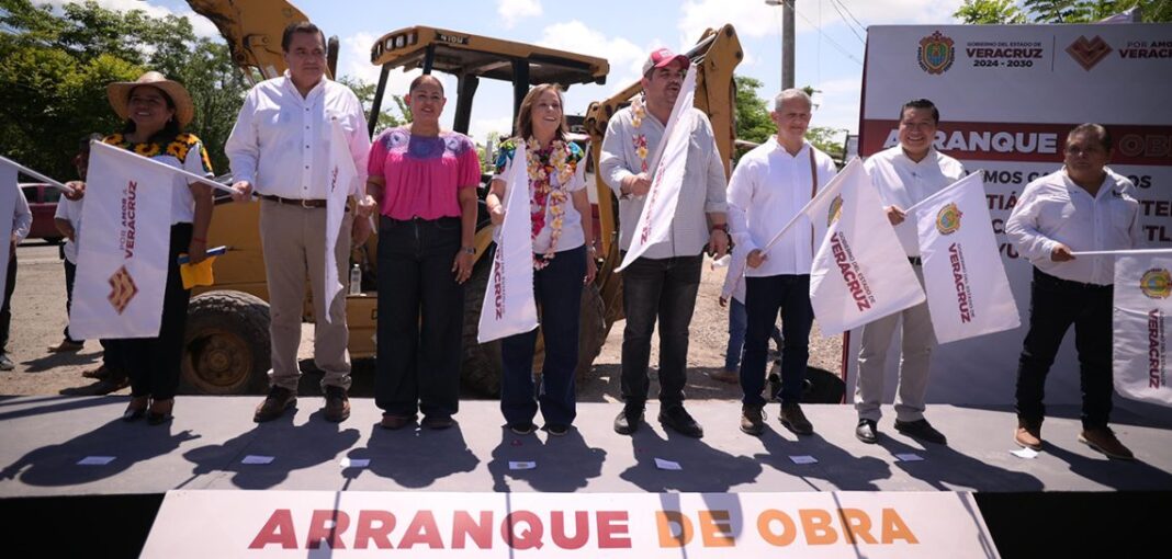 Rocío Nahle inicia rehabilitación de 107 km de carreteras para el norte de Veracruz