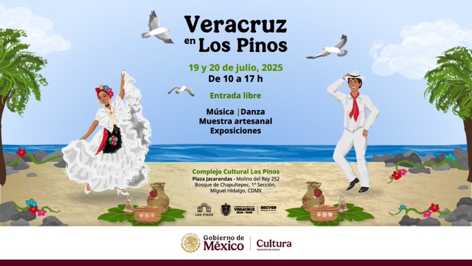 Veracruz llega al Complejo Cultural Los Pinos