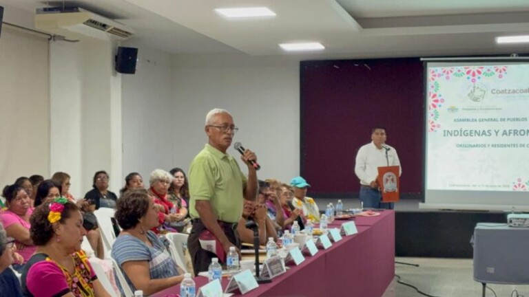 Gobierno de Coatzacoalcos refrenda compromiso con comunidades indígenas