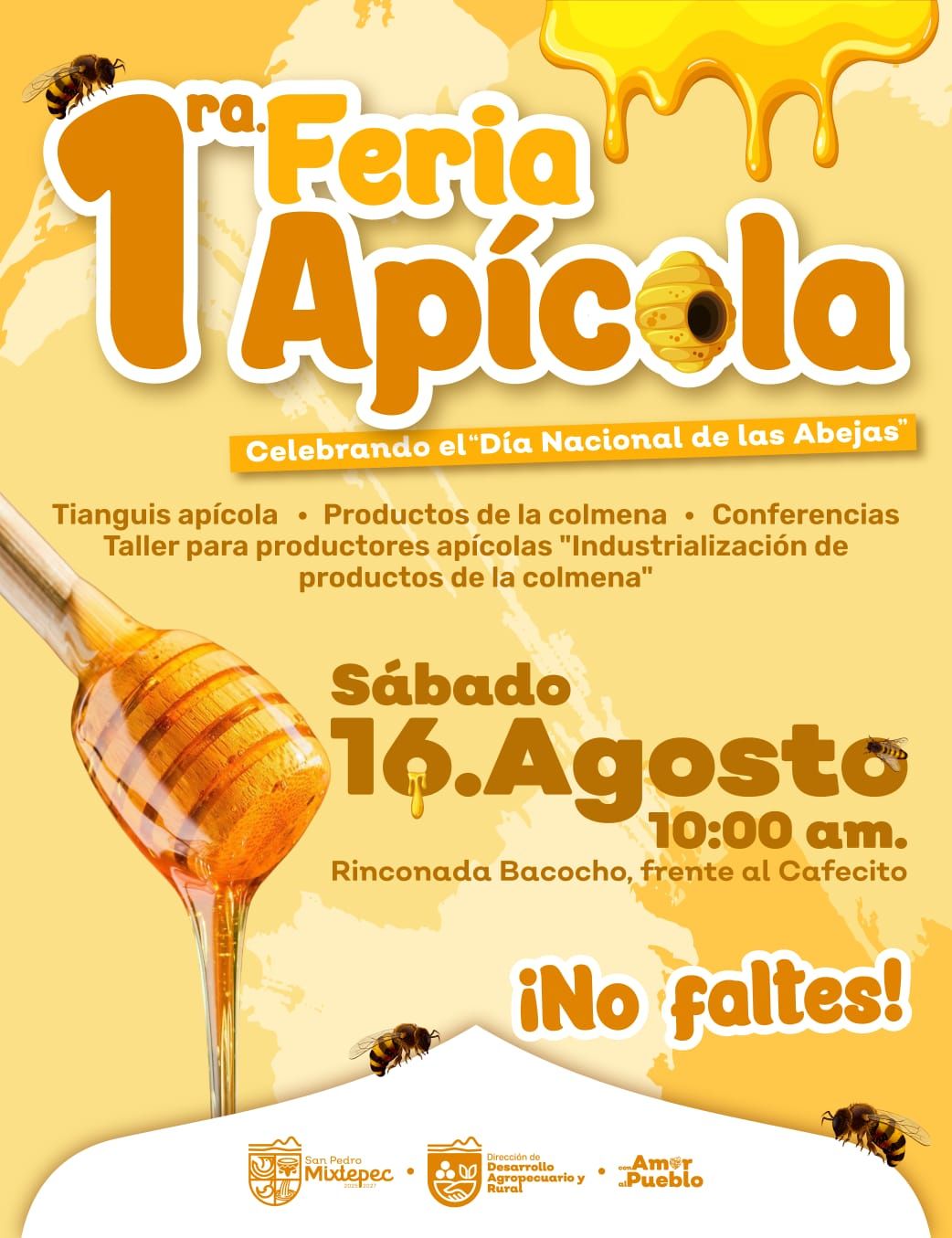 San Pedro Mixtepec celebrará la 1ª Feria Apícola
