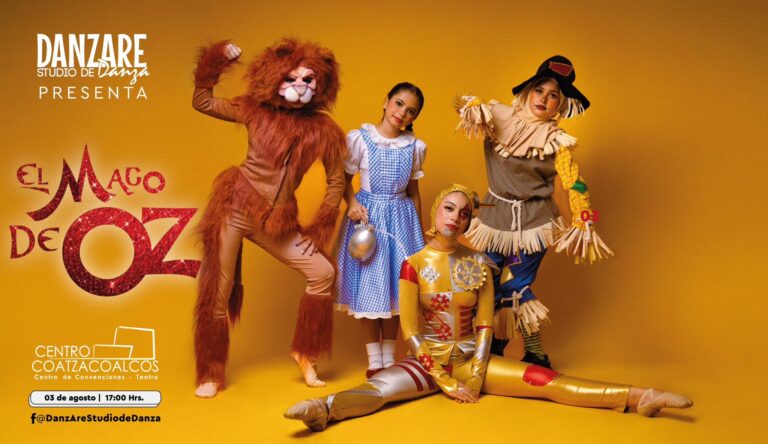 No te pierdas “El Mago de Oz” este domingo en el Centro de Convenciones Coatzacoalcos!