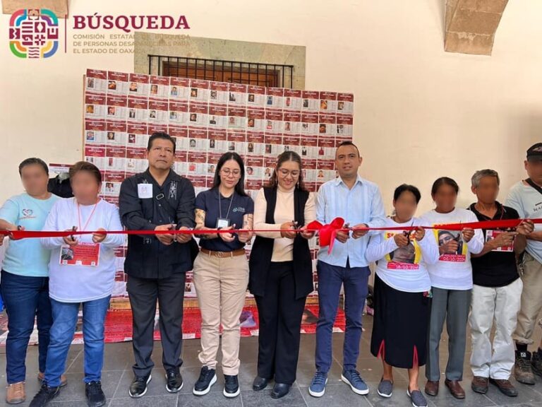 Inauguran exposición de cédulas de búsqueda en Oaxaca