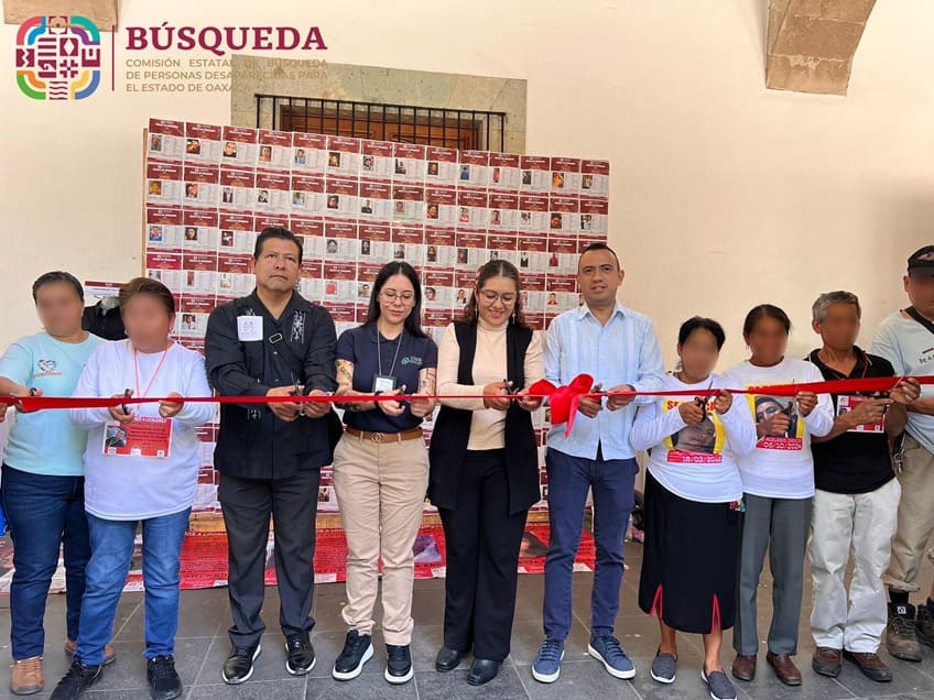 Inauguran exposición de cédulas de búsqueda en Oaxaca