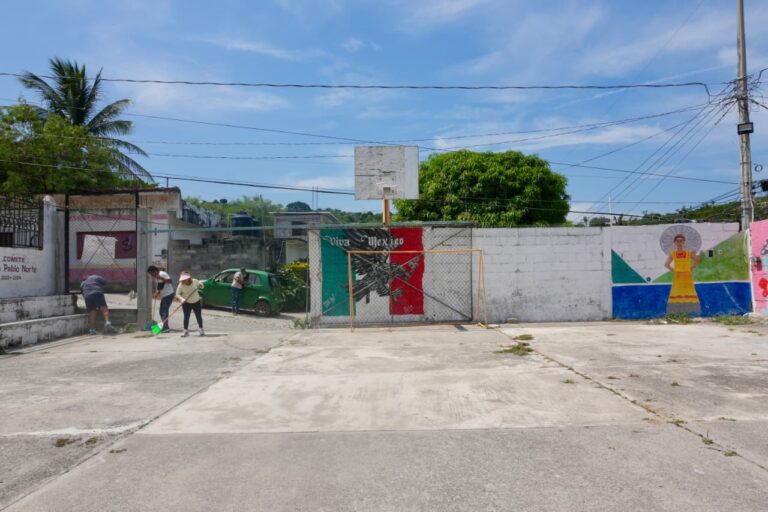 Realizan Tequios por la Seguridad en Salina Cruz