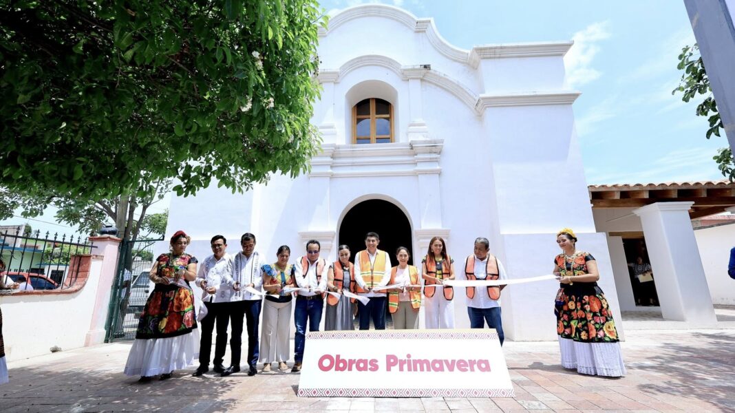 Salomón Jara inaugura obras por más de 25 mdp en El Espinal