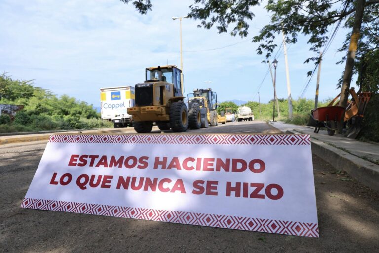 Salomón Jara inicia la rehabilitación de los accesos a Ciudad Ixtepec