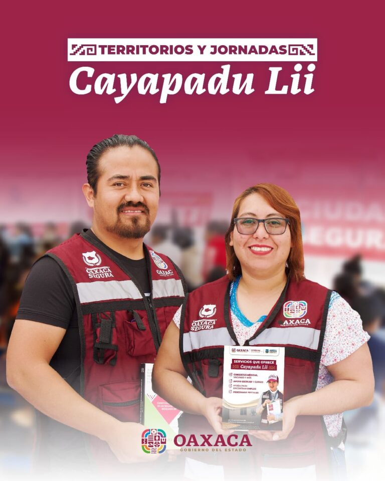 Llegan jornadas Cayapadu Li con más de 40 servicios gratuitos a Tehuantepec