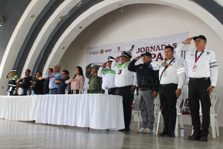 Realizan jornada de trabajo por la paz y seguridad en Texistepec