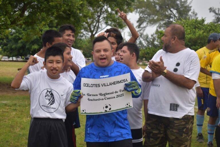 Un gol por la inclusión, Coatza celebra su primer Torneo Regional de Fútbol Inclusivo