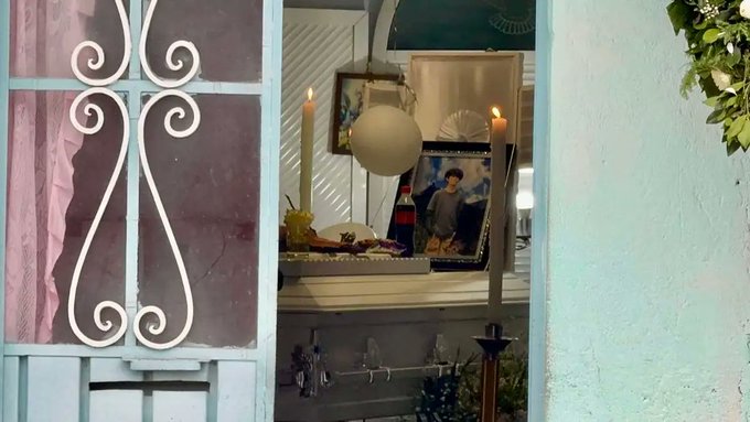 Jesús Israel, estudiante asesinado en el CCH Sur, es velado en Perote, Veracruz