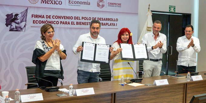 Layda Sansores formaliza instalación del Polo de Desarrollo ‘Seybaplaya I‘