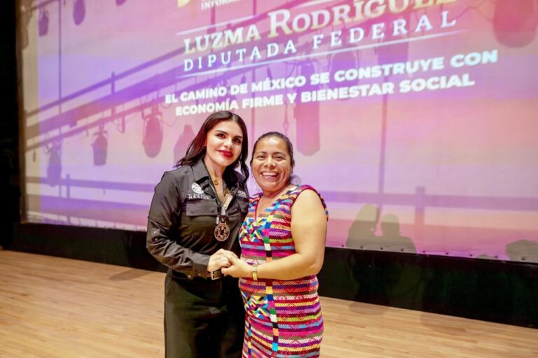 Luzma Rodríguez rinde su primer informe en un encuentro cercano y con resultados palpables
