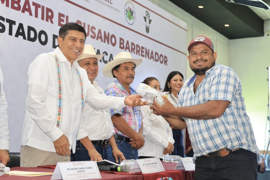 Salomón Jara encabeza reunión informativa sobre el gusano barrenador