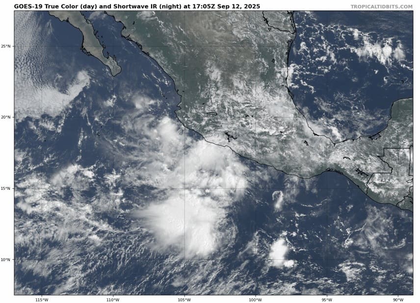 Se forma la tormenta tropical 'Mario' en el Pacífico