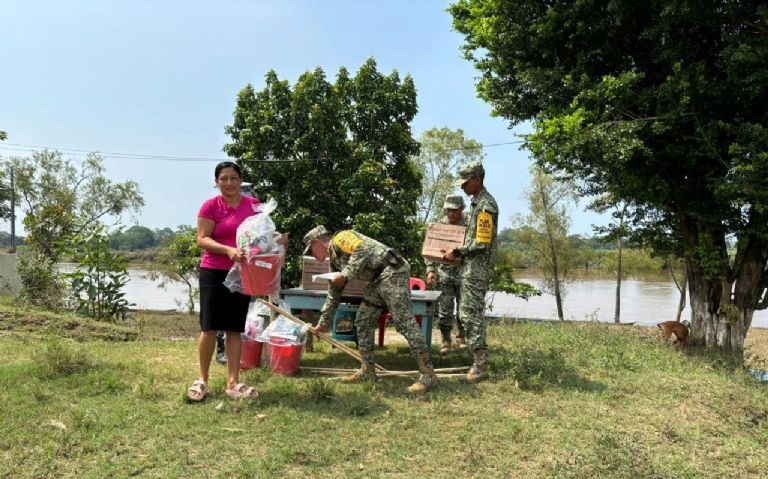 Sedena aplica Plan DN-III-E en Texistepec y Jesús Carranza, Veracruz