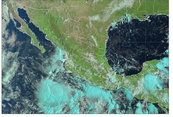 Tormenta tropical 'Narda' se intensifica a huracán en el Pacífico