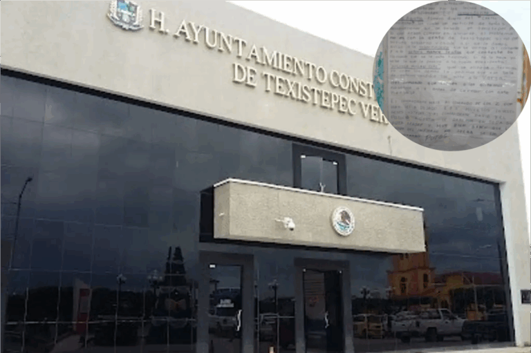 Dejan manta con mensaje delictivo contra autoridades de Texistepec