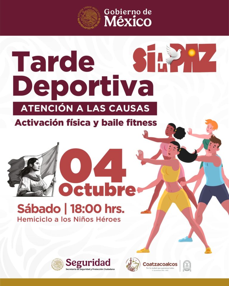 Danza, cultura y deporte este fin de semana en Coatzacoalcos