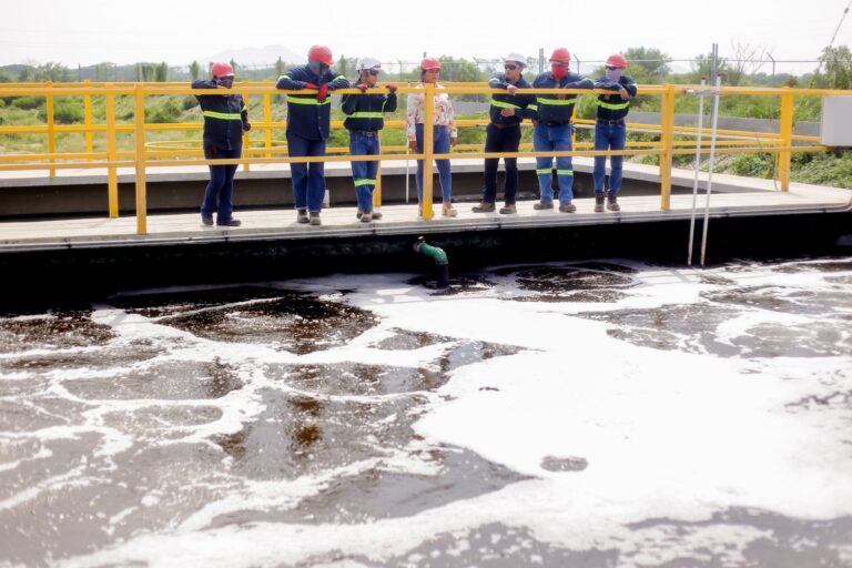 Continúa seguimiento a Planta de Aguas Residuales