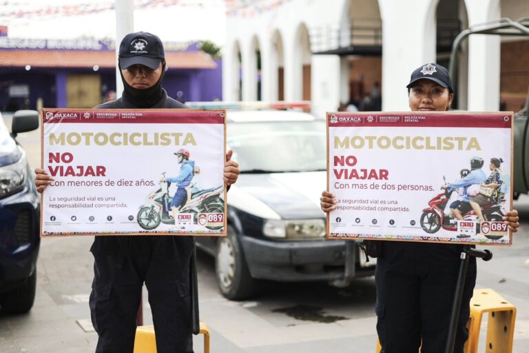 Refuerzan seguridad vial con jornada de concientización