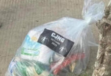 Reparten despensas a nombre del CJNG en Veracruz