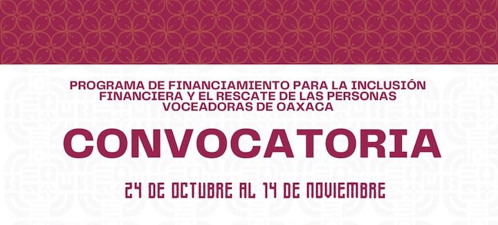 Convocan a personas voceadoras para que accedan a financiamientos