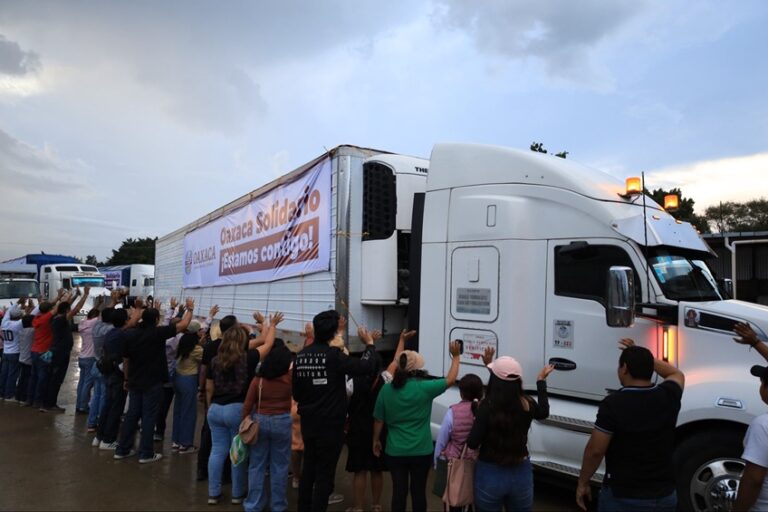 DIF Oaxaca envía más de 33 mil despensas a damnificados