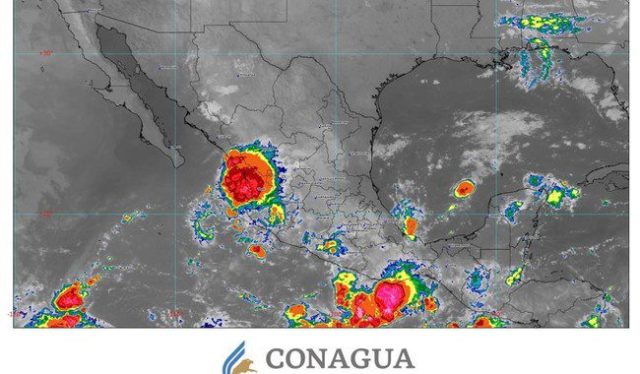 Emiten aviso por lluvias intensas en el Istmo, Costa y Sierra Sur de Oaxaca