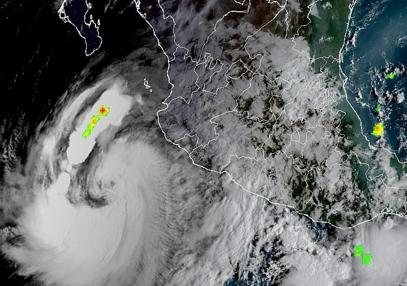 Huracán ‘Priscilla’ generará lluvias intensas en Colima, Jalisco, Michoacán y Guerrero