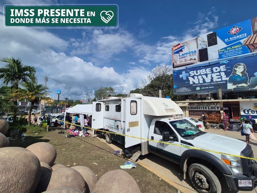 IMSS refuerza acciones para garantizar la atención médica en estados afectados por las inundaciones