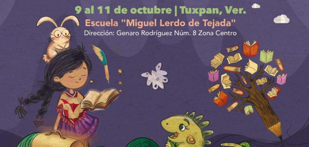 Invitan a la Feria Regional del Libro Itinerante en Tuxpan