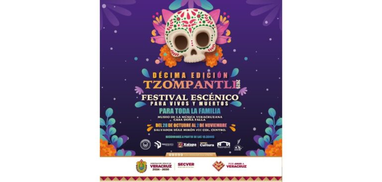 Invitan al 10° Festival Escénico Tzompantli en Xalapa