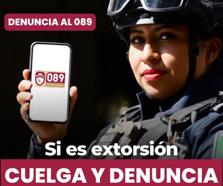 Oaxaca implementa la campaña “Cuélgale a la extorsión”
