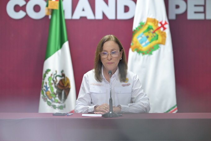 Rocío Nahle da avances sobre la atención a la emergencia en Veracruz