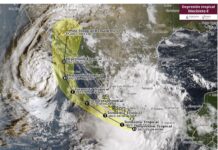 Se forma la Depresión Tropical Deicisiete-E frente a Guerrero